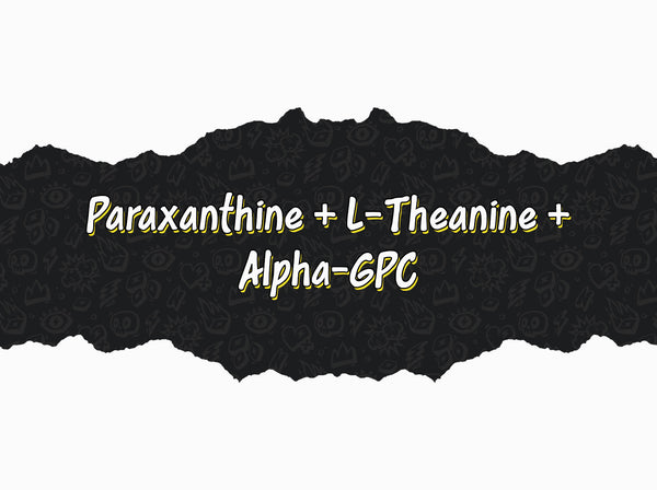 Three-mechanism energy stack — paraxanthine, L-Theanine, and Alpha-GPC working together in NEEDSOME energy gummies